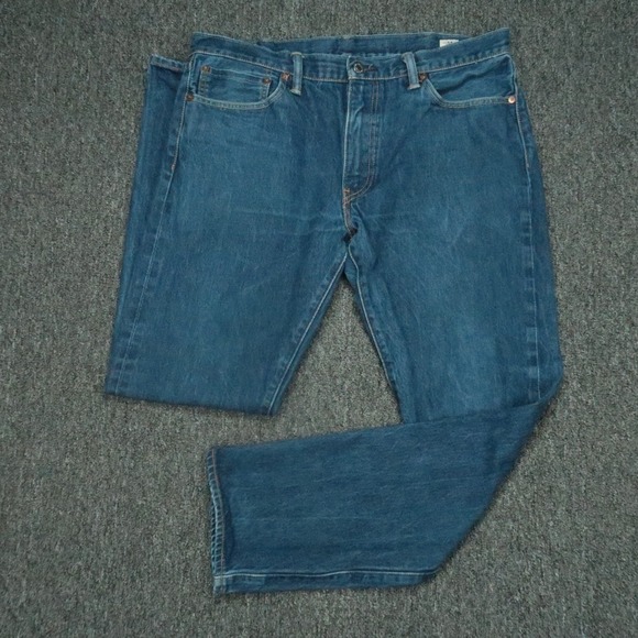 Levis Jeans Men 36x32 Blue 511 White Oak Cone Denim Selvedge Straight 5 Pocket